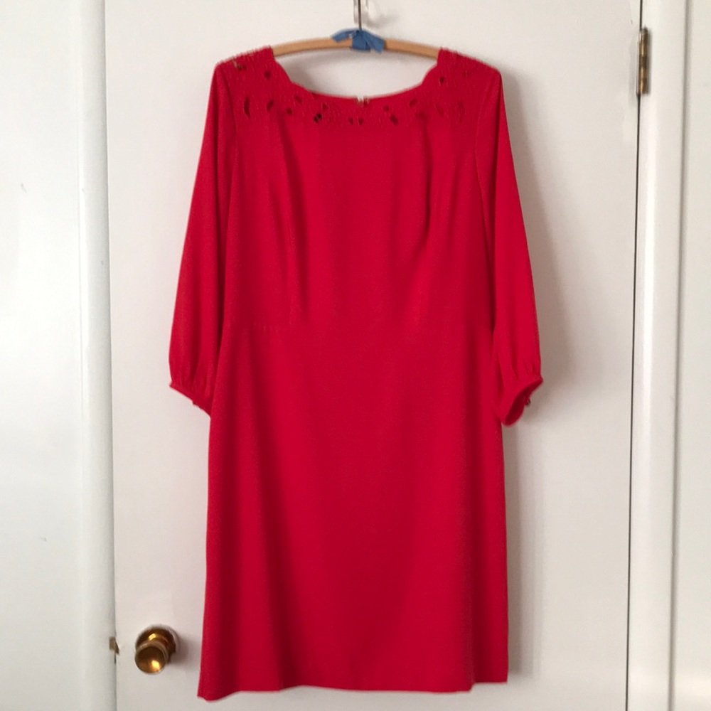Talbots red dress